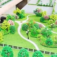 thumbnail image 4 of Kearding Paquete de 10 modelos de tren, luz LED, micropaisaje, jardín, farola, poste atractivo y resistente Almacenamiento y organización del hogar 1:100 LED de un solo cabezal, 4 of 6