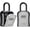 Gray, variant on Key Lock Box, Portable Combination Lockbox Wall-Mounted Key Storage Box for House Keys, Resettable Code Safe Security Lock Box for Home, Office, Apartment Spare Key Storage (2 Pack, Gray)