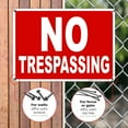 thumbnail image 4 of No Trespassing Sign,, 4 of 5