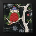 thumbnail image 2 of Brent, Paul 15x15 Black Modern Framed Museum Art Print Titled - Winter Fantasy Owls II, 2 of 5