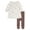 Tan Horse, variant on Modern Moments By Gerber Baby Girl Drop Shoulder Dress and Tights Outfit Set, 2-Piece, Sizes 0/3 Months - 24 Months