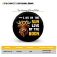 thumbnail image 5 of Yuyamidu Highland Cow Tire Covers Sunflower Wheel Spare Tire Covers Waterproof Tire Protectors for SUV, Camper Travel, Truck, Trailer Universal Tough Tire Cover, 5 of 5