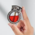 thumbnail image 6 of openpig Vintage Trench Lighter - Transparent Kerosene Lighters, Creativity & Personality Steampunk Cool Lighter, Durable Antique Unique Lighters for Men (Silver), 6 of 7