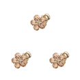 thumbnail image 2 of Minnieouse Catch Clip New Side Hairpin Crystal Ins Hair Claw Jewelry Moda para mujeres Compras casuales al aire libre Champagne-Mini Type1 NO1, 2 of 6