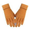 thumbnail image 1 of Gants Chauds d'Hiver pour Femmes Gants Tactiles Extérieurs Résistants au Froid Gants Épaissis Poignet à Revers, 1 of 4