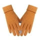 thumbnail image 1 of Guantes de invierno para mujer - Guantes de clima frío con pantalla táctil, punto grueso antiviento con puño elástico, 1 par, 1 of 4