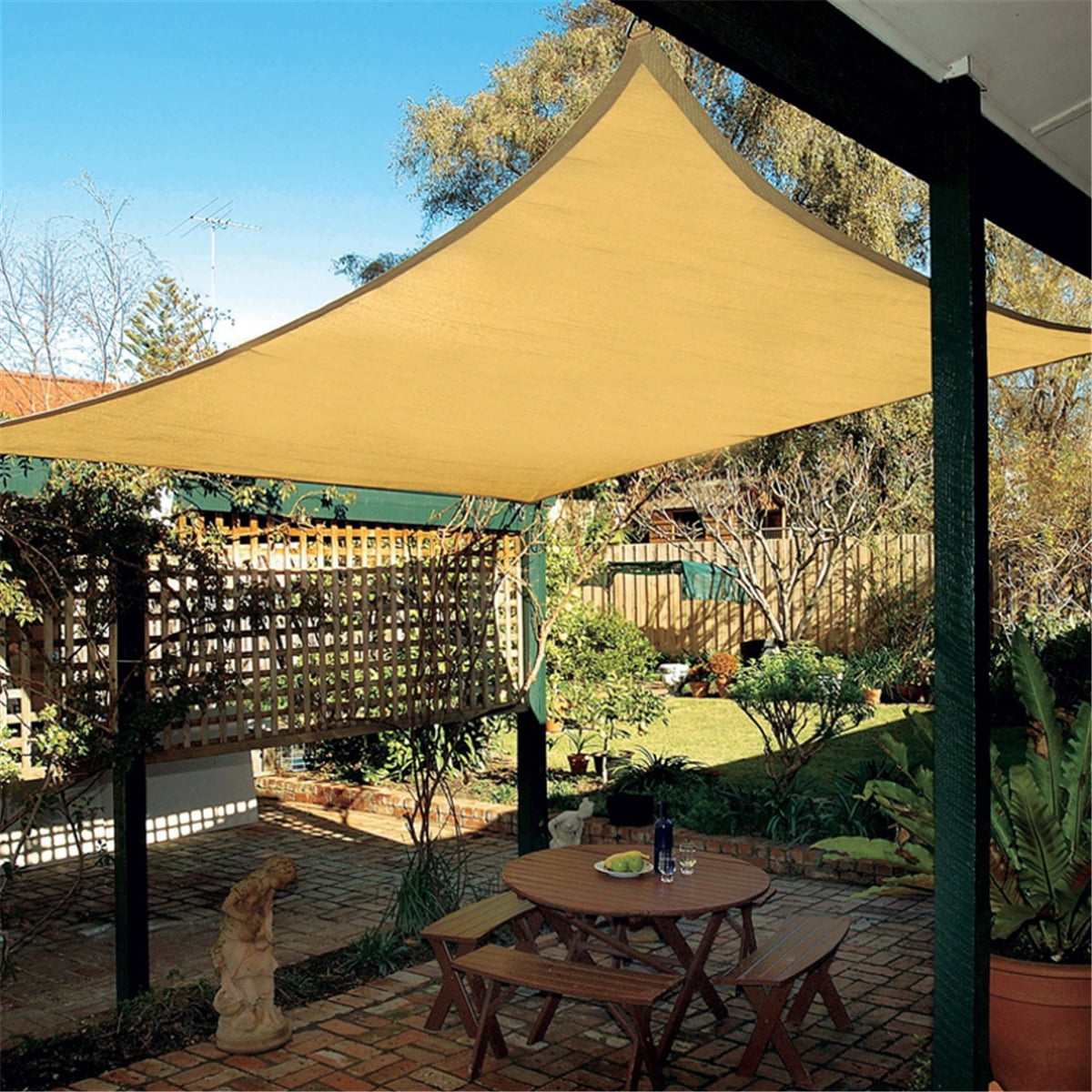 Sun Shade  Sail Canopy  Awning Shelter for Outdoor Patio  