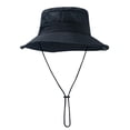 thumbnail image 2 of Duoif Sun Hats for Men Bucket Hats Breathable Wide Brim Summer Fishing Foldable Lightweight Navy, 2 of 7