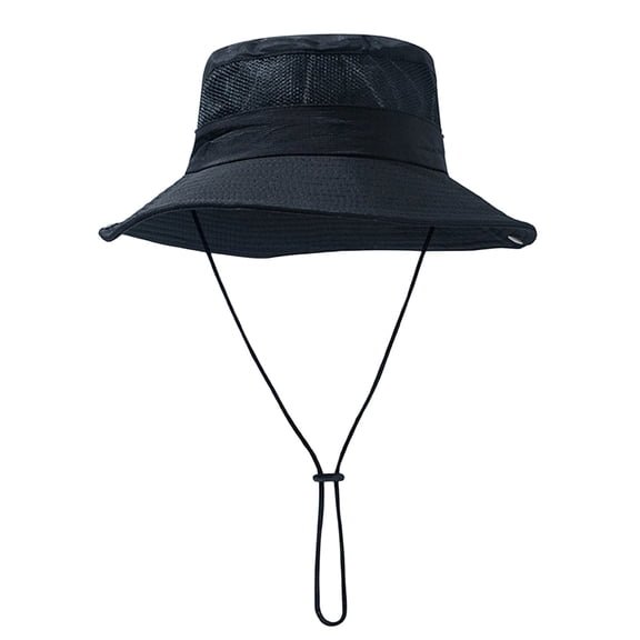 Gsakboxl Sun Hats for Women Unisex UPF 50 Wide Brim Mesh Ventilated Sun Hat, Outdoor UV Protection Hat for Fishing Beach Camping