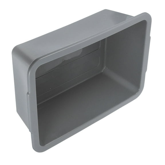 BESTONZON Large Oil Drip Pan Thickened Plastic Dark Grey 1PCS Wide Shallow Design for Automotive Enthusiasts