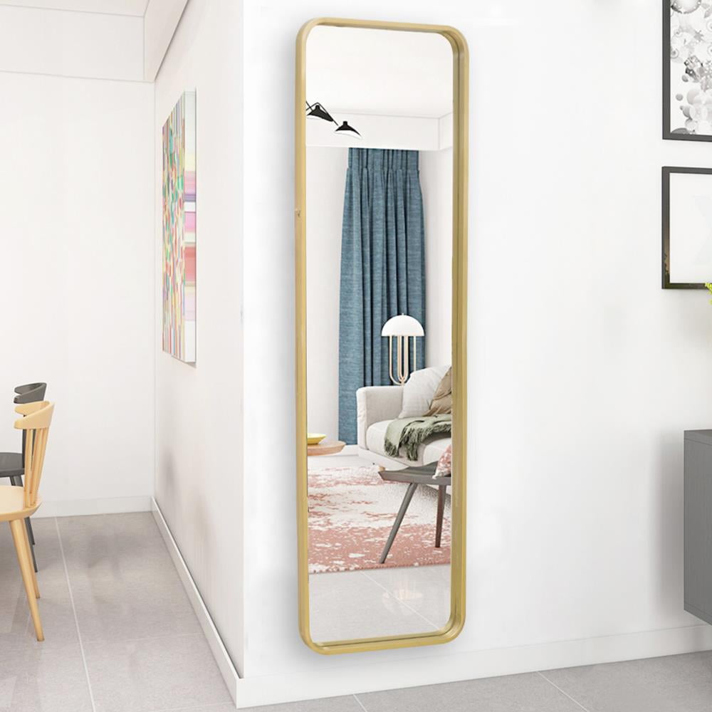 SamyoHome 64" x 19" Full Length Body Mirror Hung on The WallMounted