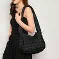 thumbnail image 5 of GASTROPOD Quilted Puffer Tote Bag Large Crossbody Shoulder Bag with Zipper, Nylon Bubble Handbag Carryall Bag for Women, 5 of 5