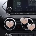 thumbnail image 4 of Clip de aromaterapia para salida de aire de coche con diamantes de imitación, corazón, salida de aire para coche, clip de perfume, decoración, 4 of 5