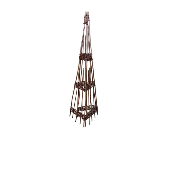 60 in. Willow Obelisk Trellis