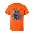 thumbnail image 3 of Colorful Beagle | Dogs Love You | Dean Russo Art Animal Lover Men's T-Shirt, Orange, X-Large, 3 of 6