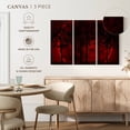 thumbnail image 4 of Elephant Stock Dark Haunted Forest Wall Art - Horizontal Multi Panel Canvas - Living Room Wall Decor - Fantasy And Sci-fi Multi Panel - Black And Red Decor - 38" x 24", 4 of 4