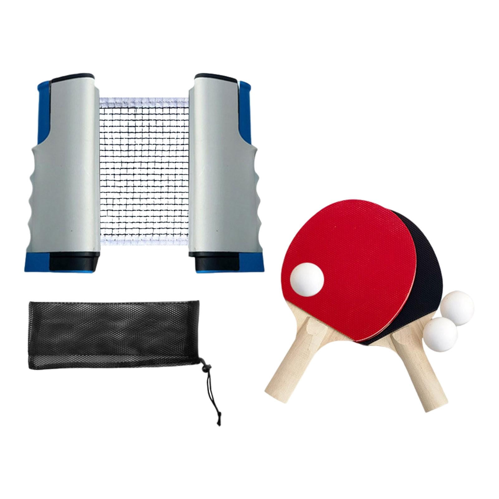 GARENDE Pong Paddles Set Accessories Retractable Net for Home Gym Sports Travel Grey