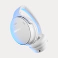 thumbnail image 2 of Bose QuietComfort Wireless Noise Cancelling Headphones, Bluetooth Over Ear Headphones with Up to 24 Hours of Battery Life, White Smoke (Renewed), 2 of 5
