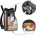 thumbnail image 2 of Mochila de almuerzo MATEIN con aislamiento y puerto USB para portátil de 15,6 pulgadas, 2 of 9