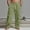 Army Green, variant on LADIGASU Men's able Solid Color Retro Multi Pocket Workwear Drawstring Casual Pants