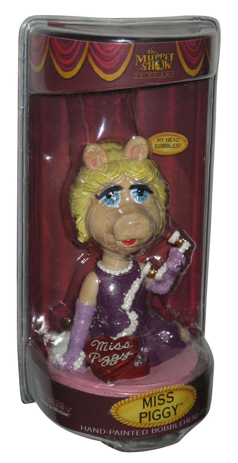 The Muppets Show Miss Piggy Bobblehead Bobblew Dobbles Toy Figure
