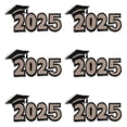 thumbnail image 1 of 6pcs Graduation Iron On Patches For Clothes And Hats 2025 Graduation Party Decorations Embroidered Patches For Senior Class And Academic Recognition, 1 of 2