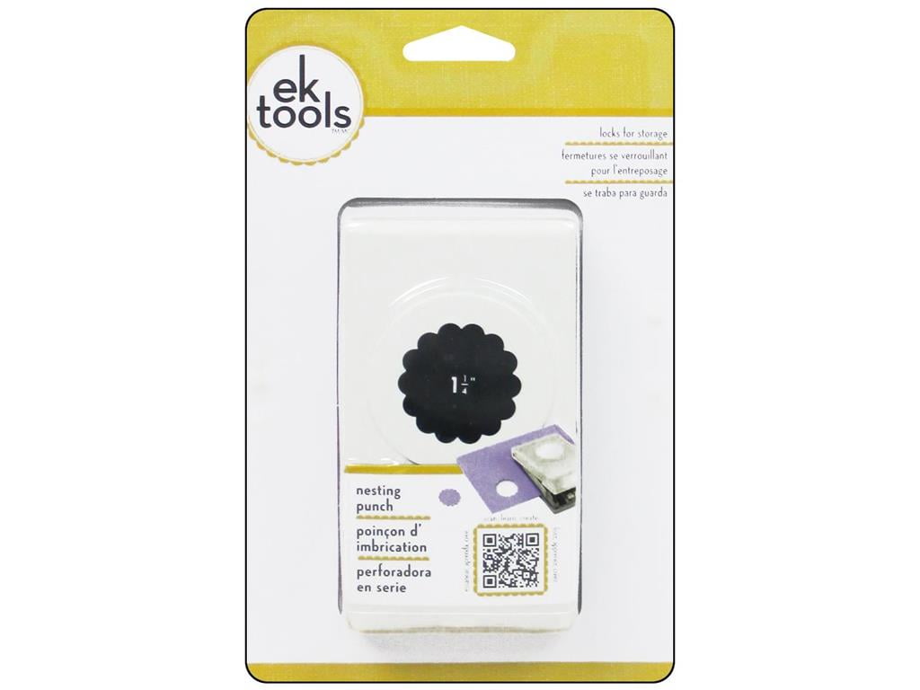 EK Paper Shapers Nesting Punch Scllp Circle 1 1/4'