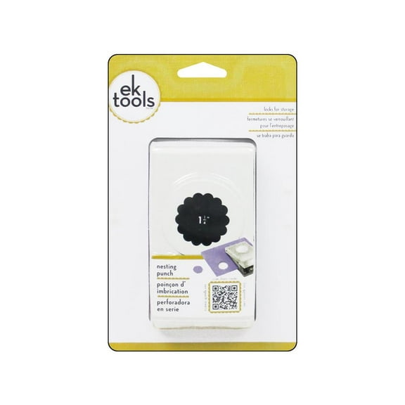 EK Paper Shapers Nesting Punch Scllp Circle 1 1/4"