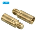 thumbnail image 3 of Uxcell 2.5g Copper Dart Weight Add Accentuator 3 Pcs 12mm 2BA Thread Darts Weight Adjuster Dart Accessories Gold, 3 of 6