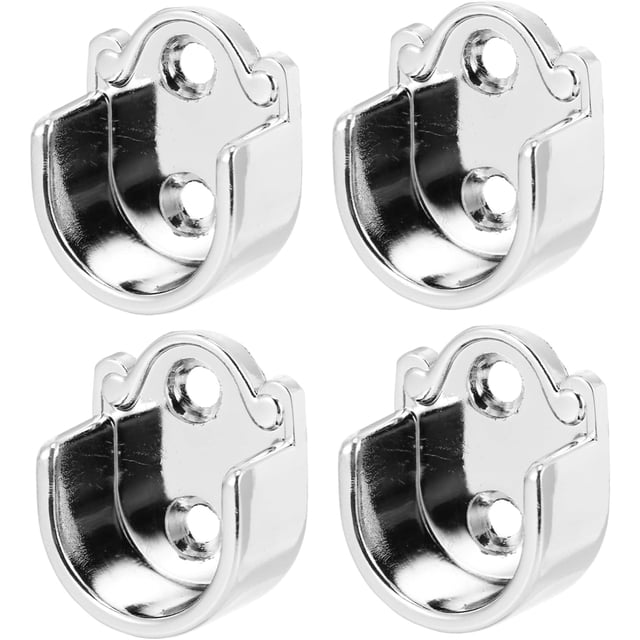 Soporte para barra de cortina YONGSHENG 4 Uds con conector de tubo