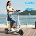 Electric Scooter Adults with Seat, 800W Peak Motor EScooter, 10 In