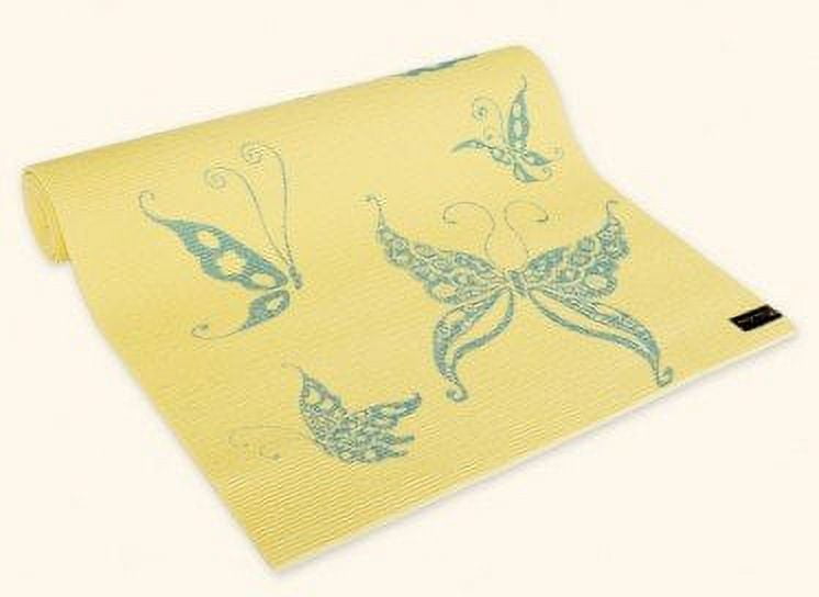 Wai Lana Yoga and Pilates Mat, Butterfly (Cream)