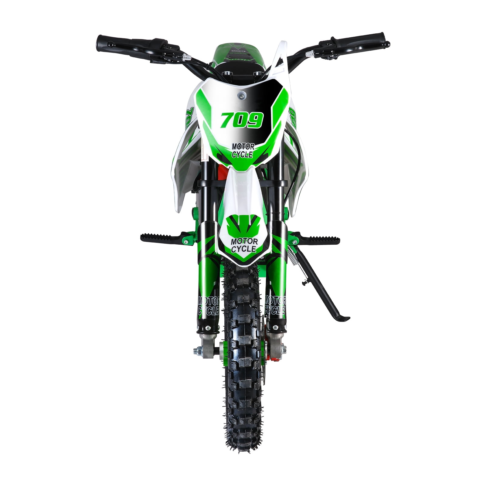 ZNNT Dirt Bike, Rocket Electric Motocross Bike, Off Road Mini Motorcycle, Electric Pocket Motorbike with Mechanical Disc Brakes, 10 Inch Tires