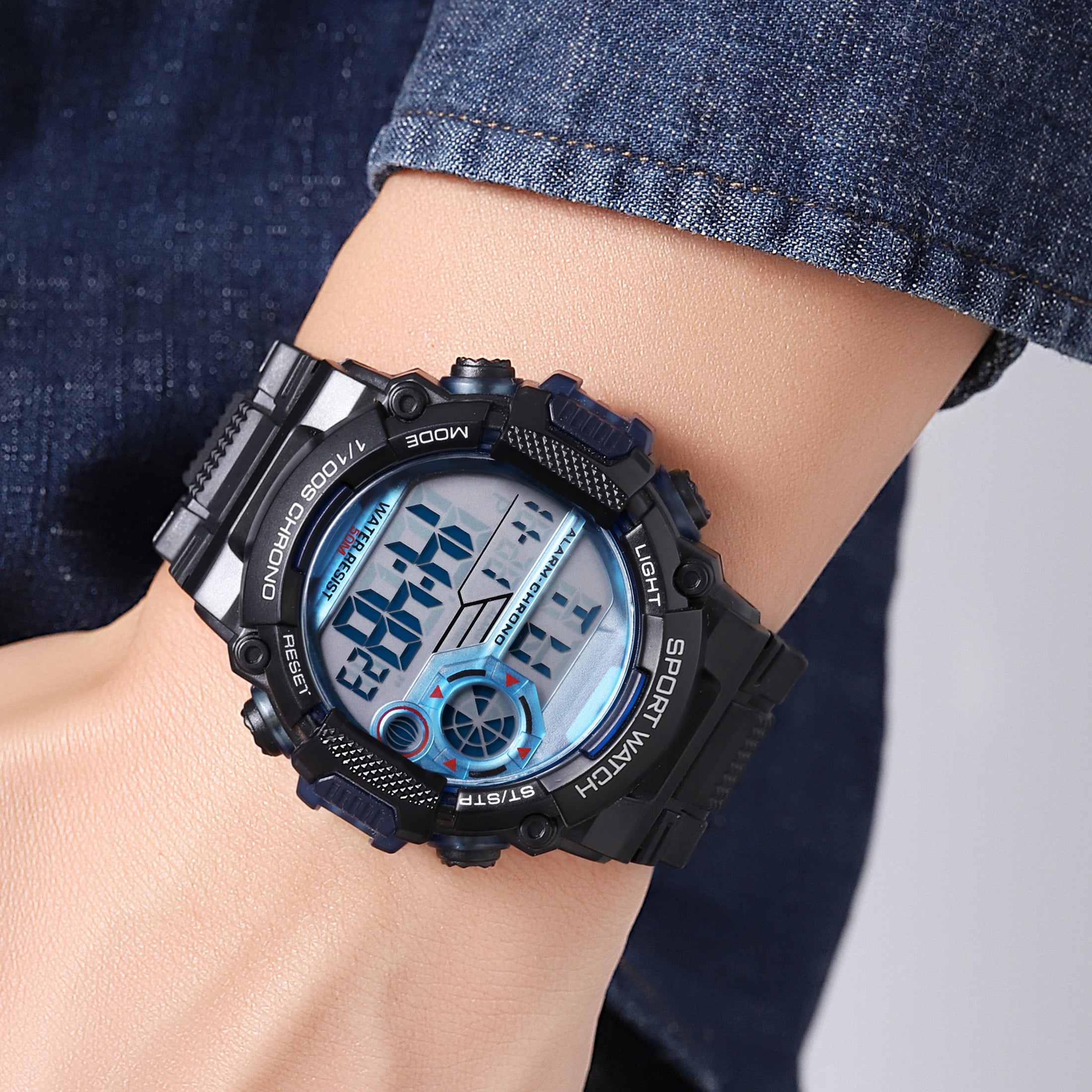 Alarm chrono deals watch