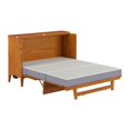 thumbnail image 4 of Pemberly Row Queen Murphy Bed Chest w/ Mattress & Built-in Charger in Toffee, 4 of 19