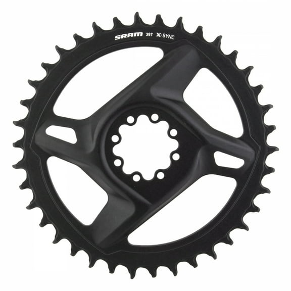 SRAM X-Sync Road Chainring 38t Direct Mount 12-Speed Aluminum Black For Rival