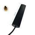 thumbnail image 3 of Antena de parche para interiores y exteriores de alta ganancia | GSM GPRS LTE IoT WiFi HDTV Amplificador de señal | Chip IC avanzado | ABS Negro | Para routers, wearables, dispositivos de, 3 of 8