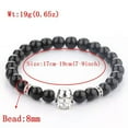 thumbnail image 2 of EOEMY Fashion Women Starwars Stormtrooper 8mm Black Beads Charm Men'S Bracelets 2023-2, 2 of 2