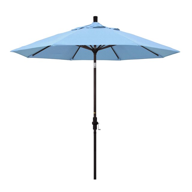 California Umbrella Parasol de Patio de 9 Pieds en Bleu Air