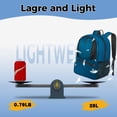 thumbnail image 3 of Mochila de Baloncesto YOREPEK Ligera con Portabalones Azul, 3 of 9