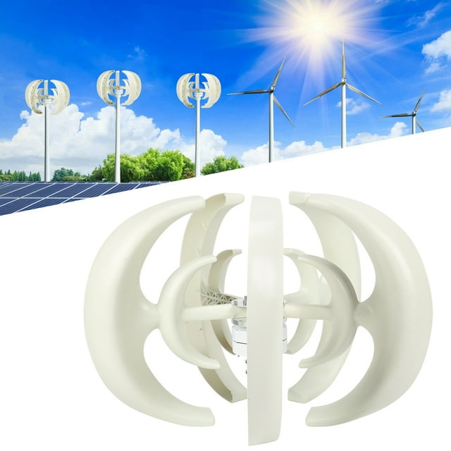 Wind Turbine, Motor Kit Lantern Type AC 2 Layer Wind Driven Generator for Home for Boat 12V,24V,48V