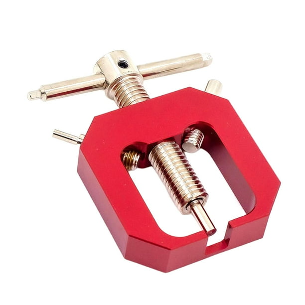 Herramienta de extracción de extractor de piñón de motor de aleación de aluminio y metal, para equipo de reparación de automóviles de orugas SCX10 rojo CUTICAT Piezas de coches rc