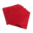 thumbnail image 1 of Papel de embalaje para dulces y chocolate Strade Fareast Limited envoltorio de papel de aluminio rojo 8x8cm 100 uds, 1 of 8