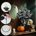 thumbnail image 5 of PPgejGEK Artificial Flower Skull Hand with Black Rose 49x9cm 19.29x3.54in Halloween Decoration for Party Wedding Home Decor Realistic Silk Floral Arrangement, 5 of 6