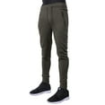 thumbnail image 1 of Ma Croix Mens Joggers with Zipper Pockets Casual Lightweight French Terry Active Sweatpants, 1 of 6