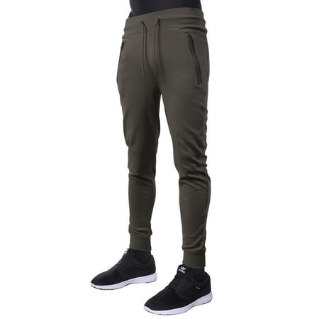 joggers with zippered pockets