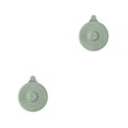thumbnail image 3 of Ounissouiy Reemplazo de la cubierta del filtro del lavabo del fregadero de la cocina del hogar Colector de pelo reutilizable Colador de ducha Verde 2piezas, 3 of 6