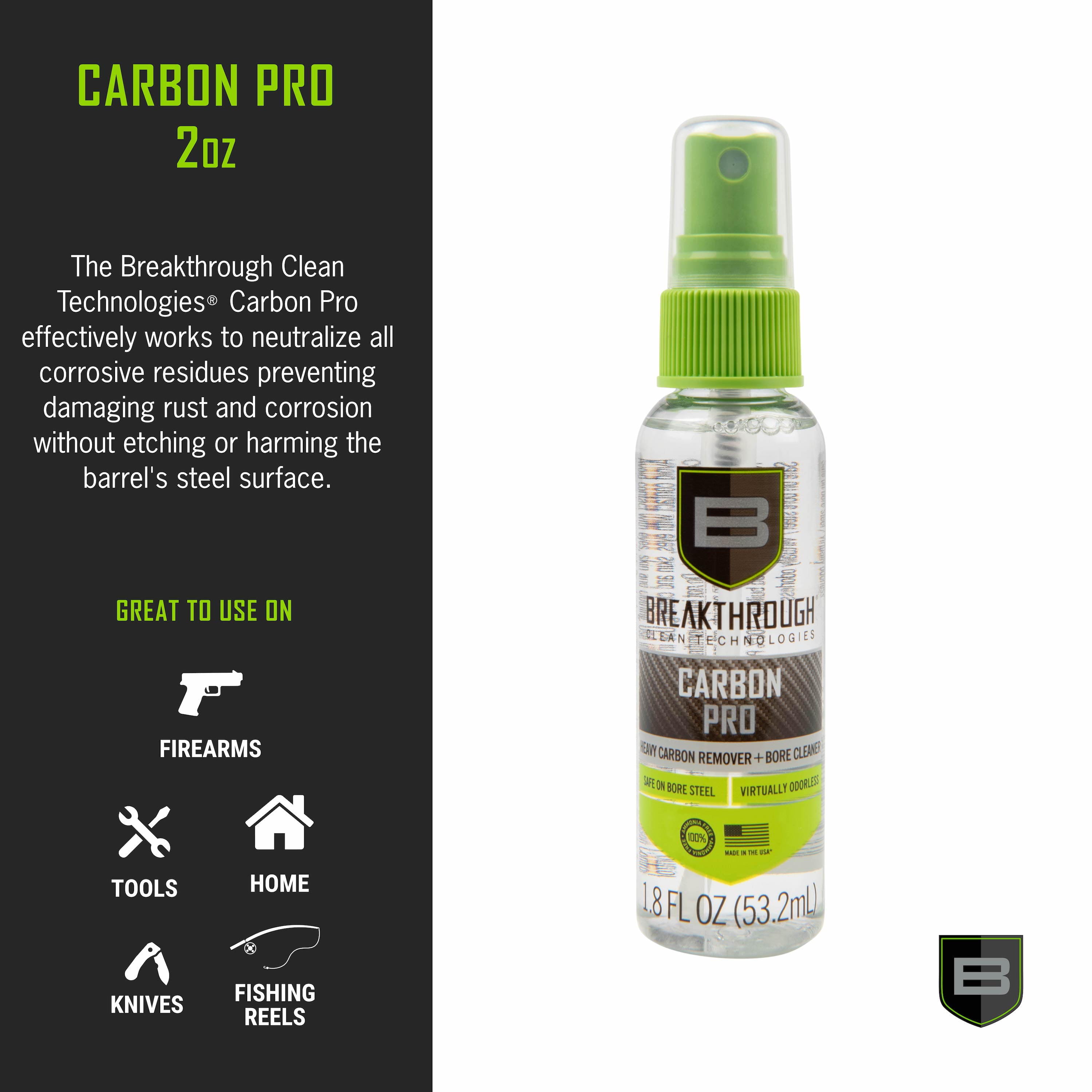 Breakthrough Clean Technologies® Carbon Pro, 1.8oz Bottle, Clear