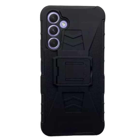 Funda Uso Rudo Clip 360 Para Samsung S23 Fe Más 2 Micas De Cristal