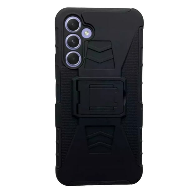 Funda Uso Rudo Clip 360 Para Samsung S23 Fe Más 2 Micas De Cristal